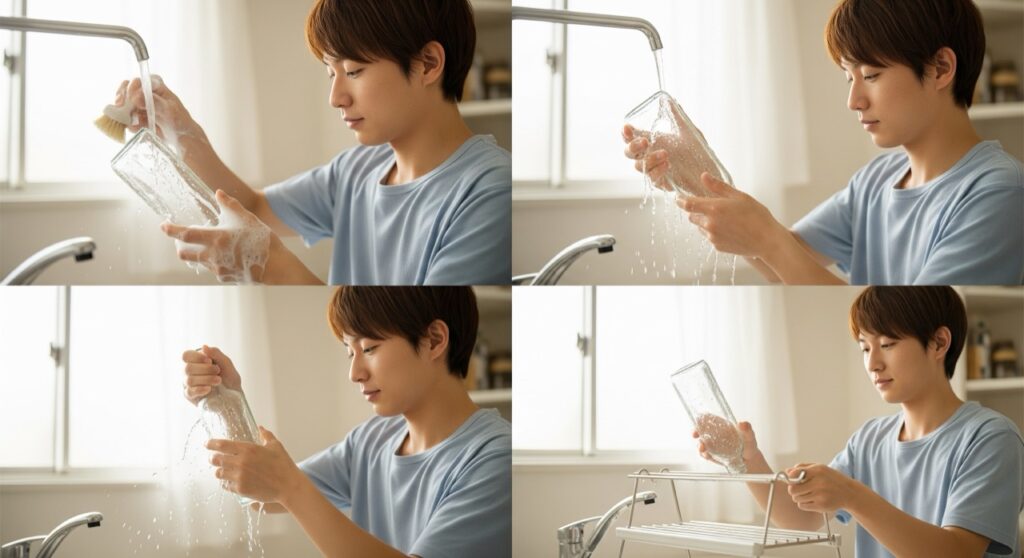 効率的な乾かし方の手順を紹介
