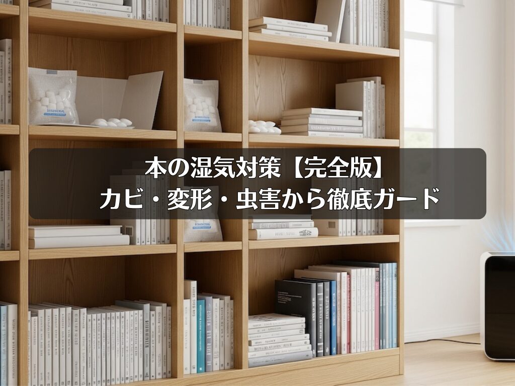 本の湿気対策【完全版】カビ・変形・虫害から徹底ガード