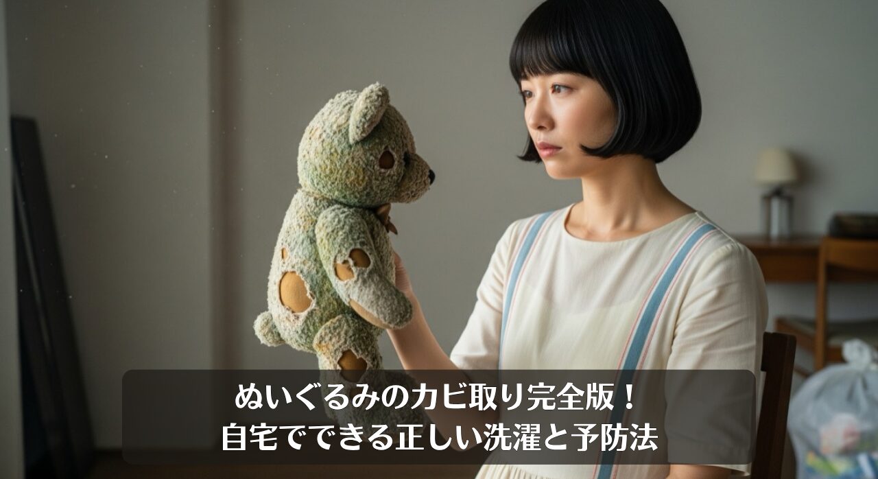 ぬいぐるみのカビ取り完全版！自宅でできる正しい洗濯と予防法