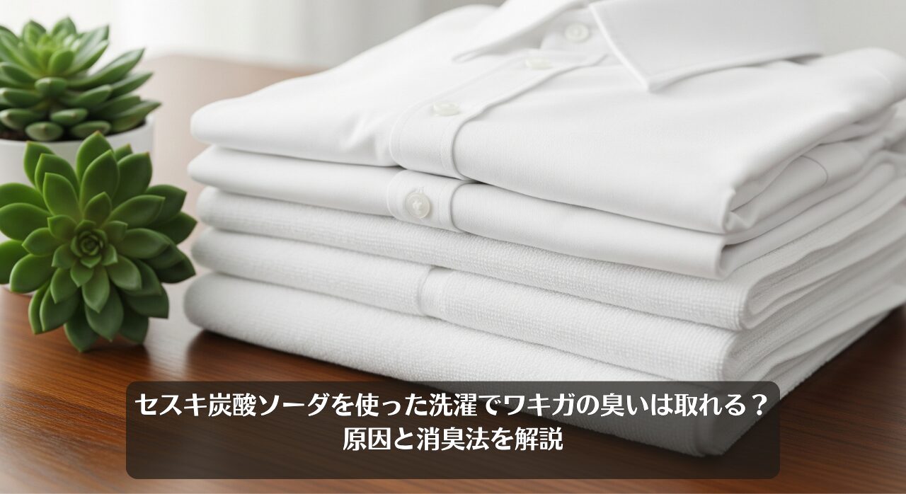セスキ炭酸ソーダを使った洗濯でワキガの臭いは取れる？原因と消臭法を解説