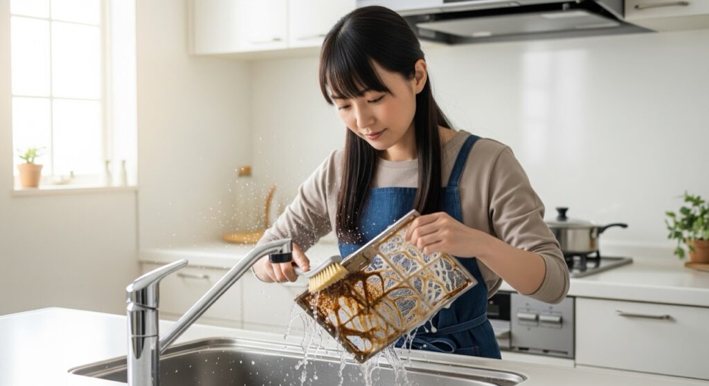 気扇フィルターも同時に掃除しよう
